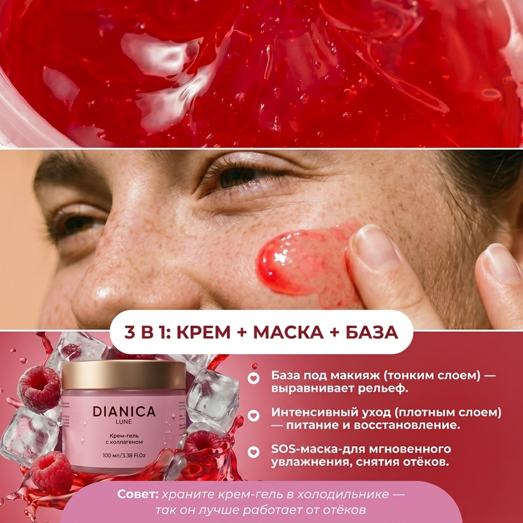 Увлажняющий крем-гель для лица 100 мл